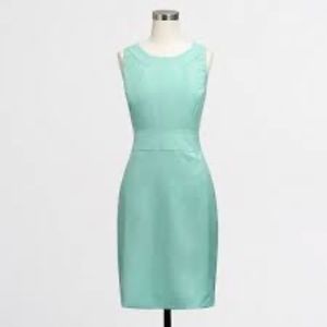 J Crew Factory Tailored Shift Dress in lightweight wool